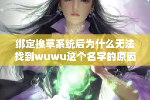 绑定挨草系统后为什么无法找到wuwu这个名字的原因分析