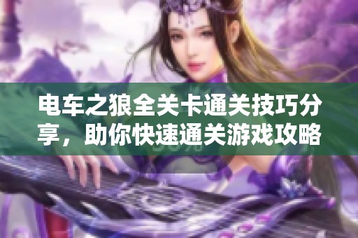 电车之狼全关卡通关技巧分享，助你快速通关游戏攻略