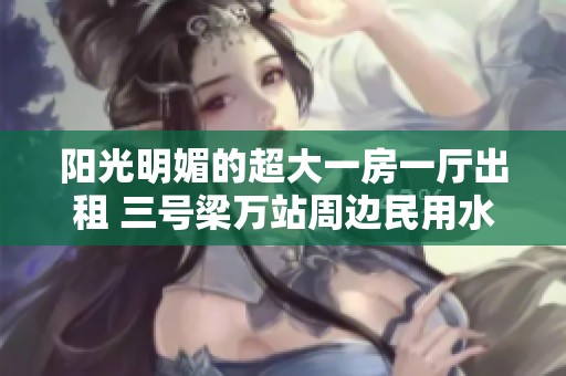 阳光明媚的超大一房一厅出租 三号梁万站周边民用水电配置齐全