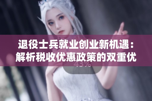 退役士兵就业创业新机遇：解析税收优惠政策的双重优势