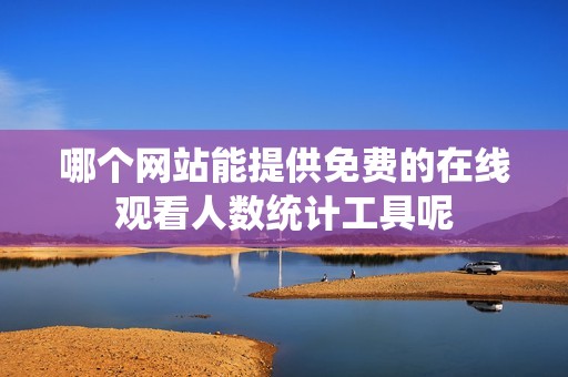 哪个网站能提供免费的在线观看人数统计工具呢