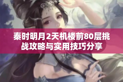 秦时明月2天机楼前80层挑战攻略与实用技巧分享