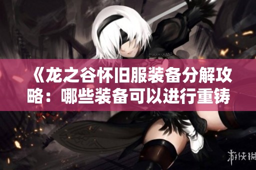 《龙之谷怀旧服装备分解攻略：哪些装备可以进行重铸》