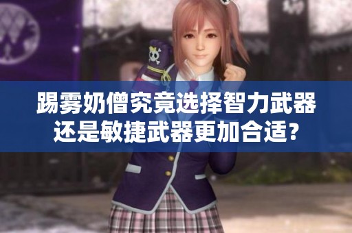 踢雾奶僧究竟选择智力武器还是敏捷武器更加合适？
