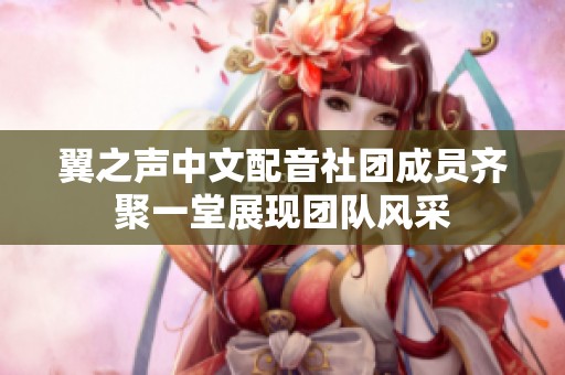 翼之声中文配音社团成员齐聚一堂展现团队风采