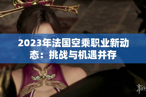 2023年法国空乘职业新动态：挑战与机遇并存