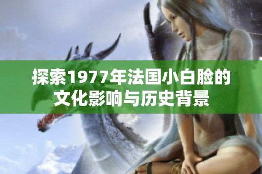 探索1977年法国小白脸的文化影响与历史背景
