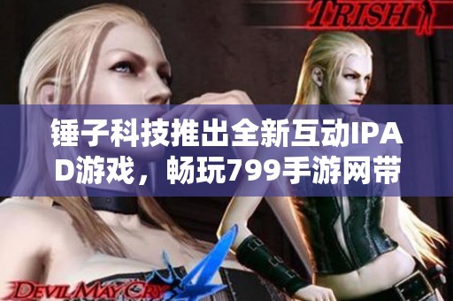 锤子科技推出全新互动IPAD游戏，畅玩799手游网带来无限乐趣