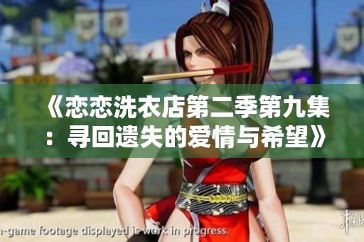 《恋恋洗衣店第二季第九集：寻回遗失的爱情与希望》