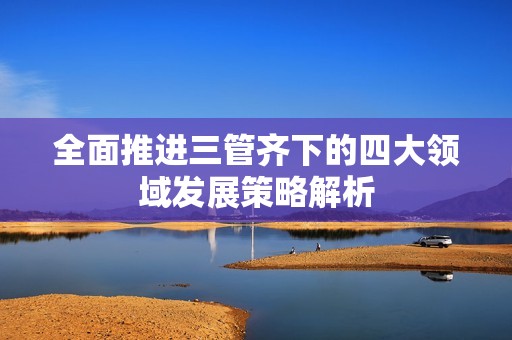 全面推进三管齐下的四大领域发展策略解析