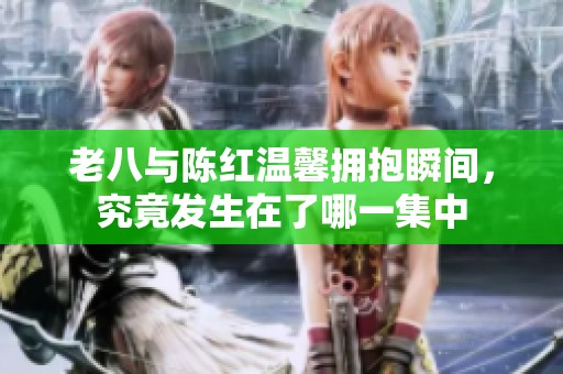 老八与陈红温馨拥抱瞬间，究竟发生在了哪一集中
