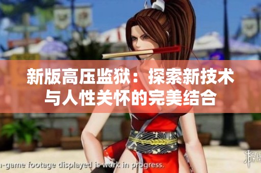 新版高压监狱：探索新技术与人性关怀的完美结合