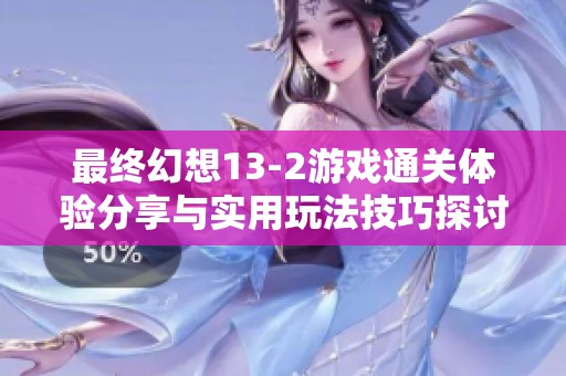 最终幻想13-2游戏通关体验分享与实用玩法技巧探讨