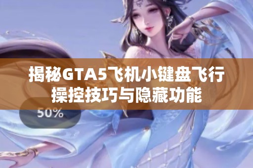 揭秘GTA5飞机小键盘飞行操控技巧与隐藏功能