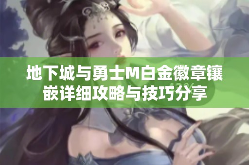 地下城与勇士M白金徽章镶嵌详细攻略与技巧分享