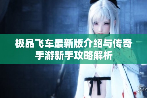 极品飞车最新版介绍与传奇手游新手攻略解析