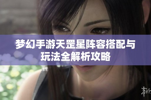 梦幻手游天罡星阵容搭配与玩法全解析攻略