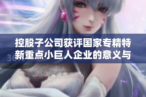 控股子公司获评国家专精特新重点小巨人企业的意义与影响分析