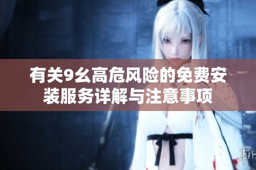 有关9幺高危风险的免费安装服务详解与注意事项