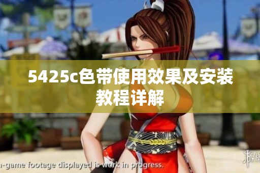 5425c色带使用效果及安装教程详解
