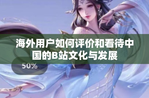 海外用户如何评价和看待中国的B站文化与发展
