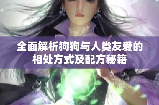 全面解析狗狗与人类友爱的相处方式及配方秘籍