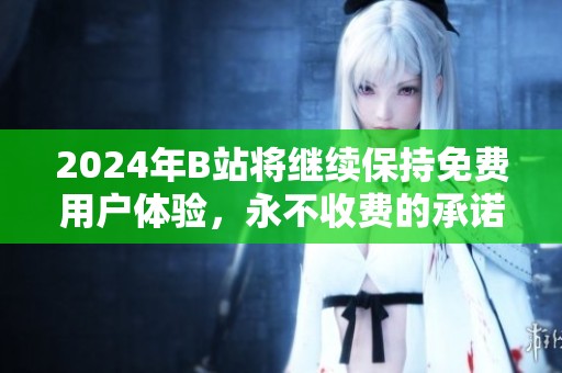 2024年B站将继续保持免费用户体验，永不收费的承诺解读