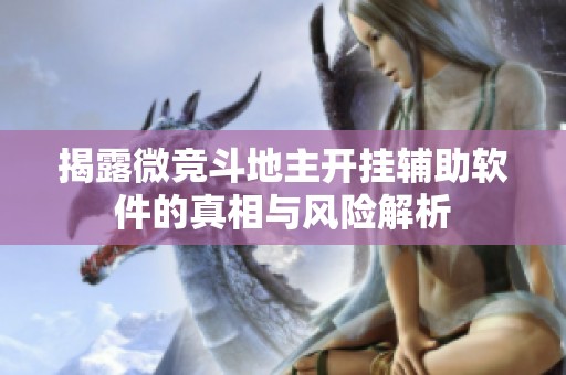 揭露微竞斗地主开挂辅助软件的真相与风险解析