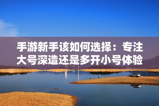 手游新手该如何选择：专注大号深造还是多开小号体验？