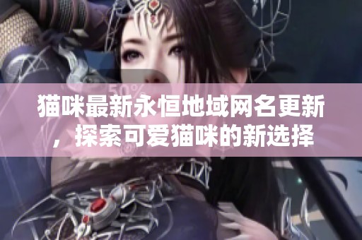 猫咪最新永恒地域网名更新，探索可爱猫咪的新选择