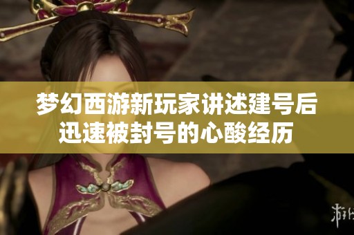 梦幻西游新玩家讲述建号后迅速被封号的心酸经历