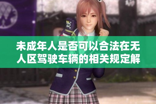 未成年人是否可以合法在无人区驾驶车辆的相关规定解析