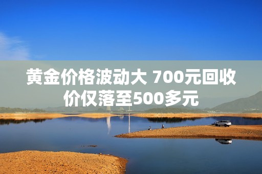 黄金价格波动大 700元回收价仅落至500多元