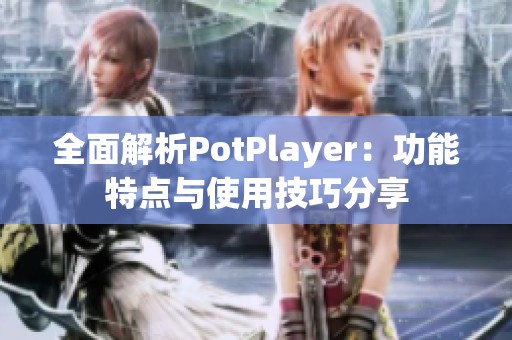 全面解析PotPlayer：功能特点与使用技巧分享