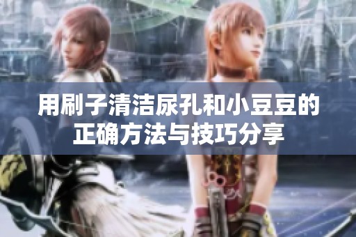 用刷子清洁尿孔和小豆豆的正确方法与技巧分享