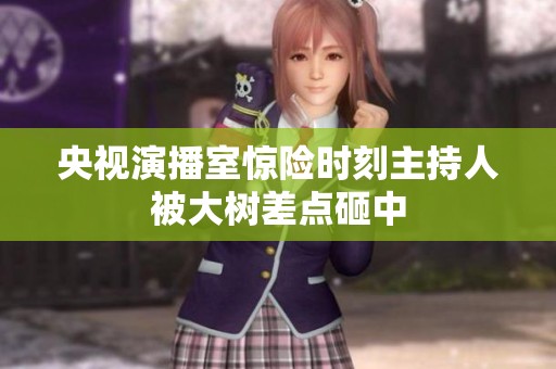 央视演播室惊险时刻主持人被大树差点砸中