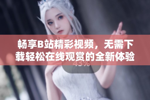 畅享B站精彩视频，无需下载轻松在线观赏的全新体验