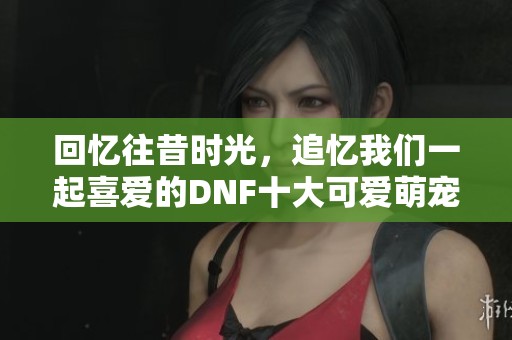 回忆往昔时光，追忆我们一起喜爱的DNF十大可爱萌宠