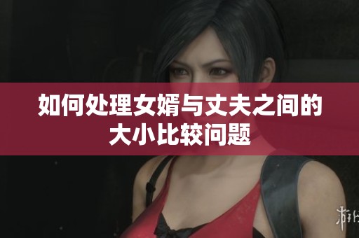 如何处理女婿与丈夫之间的大小比较问题