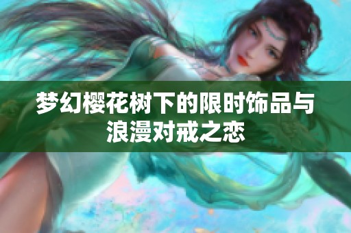 梦幻樱花树下的限时饰品与浪漫对戒之恋