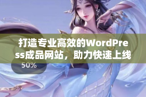 打造专业高效的WordPress成品网站，助力快速上线