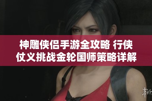 神雕侠侣手游全攻略 行侠仗义挑战金轮国师策略详解