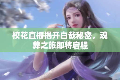 校花直播揭开白哉秘密，魂葬之旅即将启程